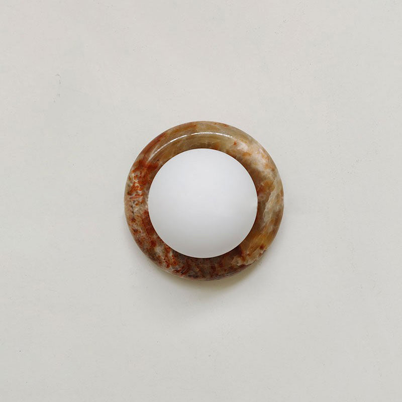 Wall Light | Natural Stone Ring Design
