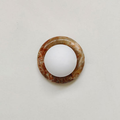 Wall Light | Natural Stone Ring Design