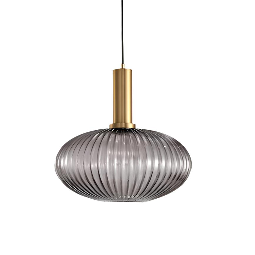 Pendant Light | Ribbed Glass Shade Design