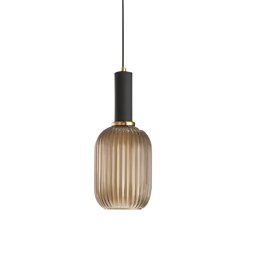 Pendant Light | Ribbed Glass Shade Design