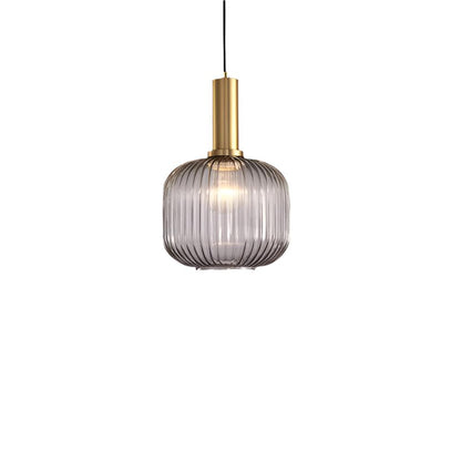Pendant Light | Ribbed Glass Shade Design