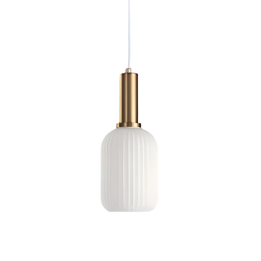 Pendant Light | Ribbed Glass Shade Design