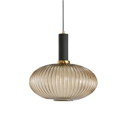 Pendant Light | Ribbed Glass Shade Design