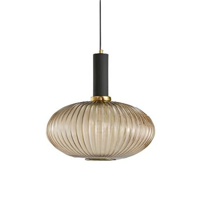 Pendant Light | Ribbed Glass Shade Design