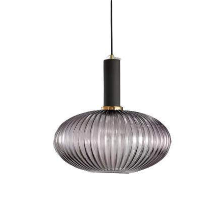Pendant Light | Ribbed Glass Shade Design