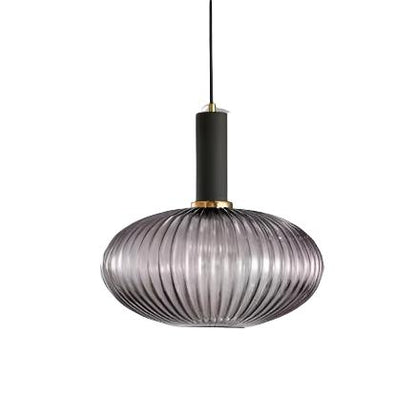 Pendant Light | Ribbed Glass Shade Design