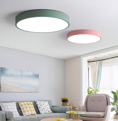 Ceiling Light | Minimalist Round Flush Mount