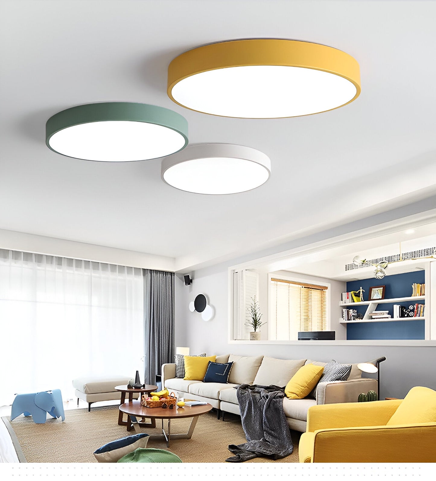 Ceiling Light | Minimalist Round Flush Mount