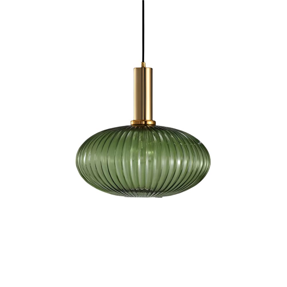 Pendant Light | Ribbed Glass Shade Design
