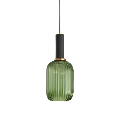 Pendant Light | Ribbed Glass Shade Design