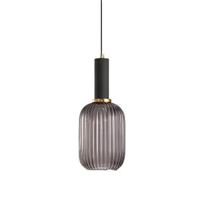 Pendant Light | Ribbed Glass Shade Design