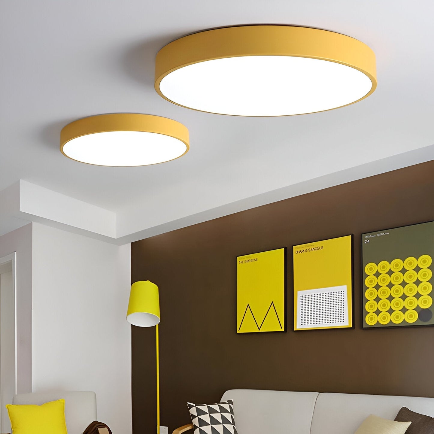 Ceiling Light | Minimalist Round Flush Mount