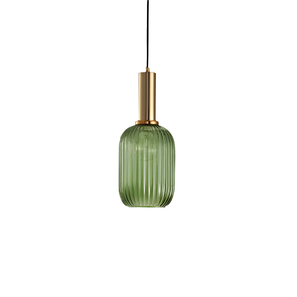 Pendant Light | Ribbed Glass Shade Design