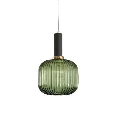 Pendant Light | Ribbed Glass Shade Design