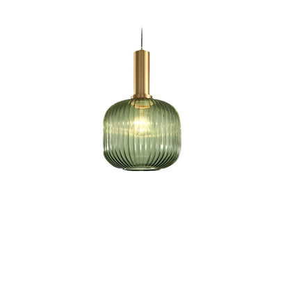 Pendant Light | Ribbed Glass Shade Design