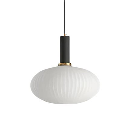 Pendant Light | Ribbed Glass Shade Design