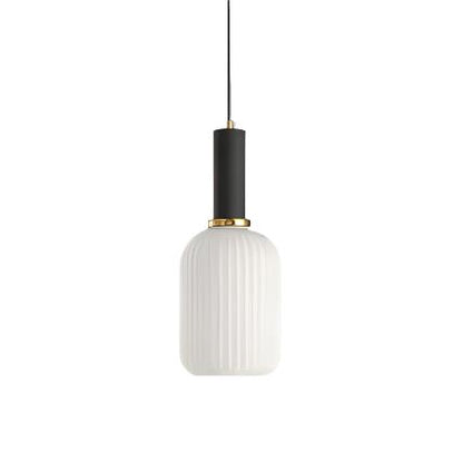 Pendant Light | Ribbed Glass Shade Design