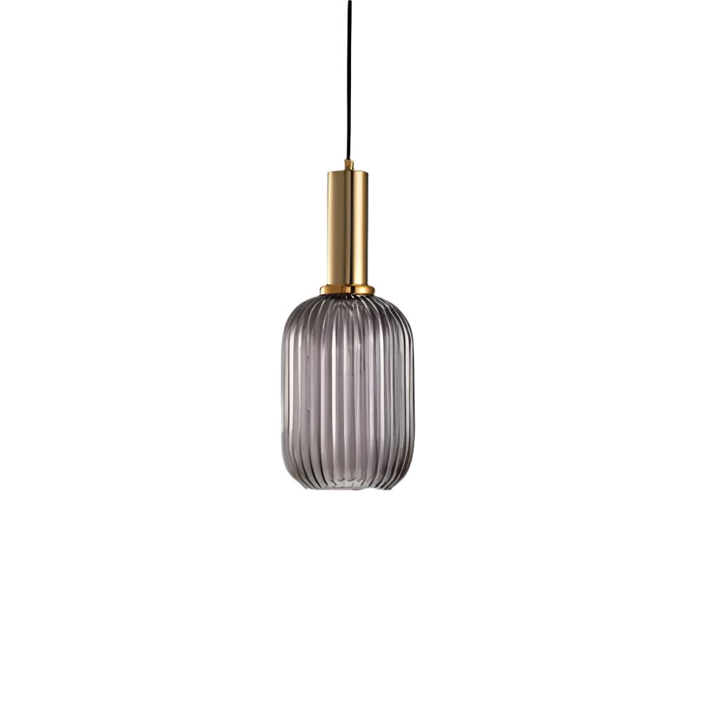 Pendant Light | Ribbed Glass Shade Design