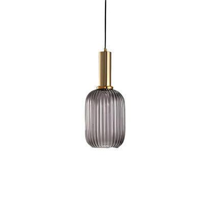 Pendant Light | Ribbed Glass Shade Design