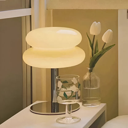 Table Light | Stacked Glass Disc Design