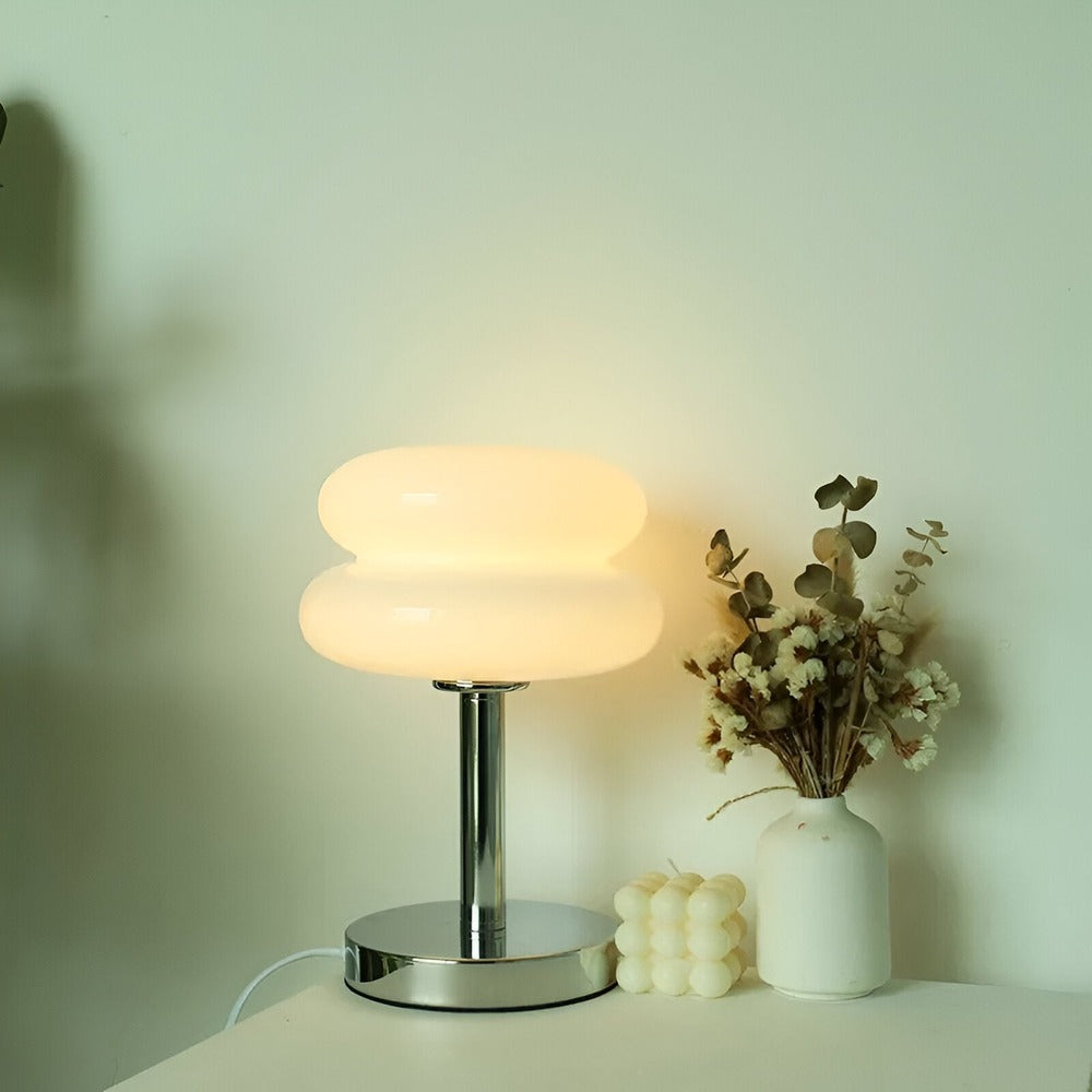Table Light | Stacked Glass Disc Design