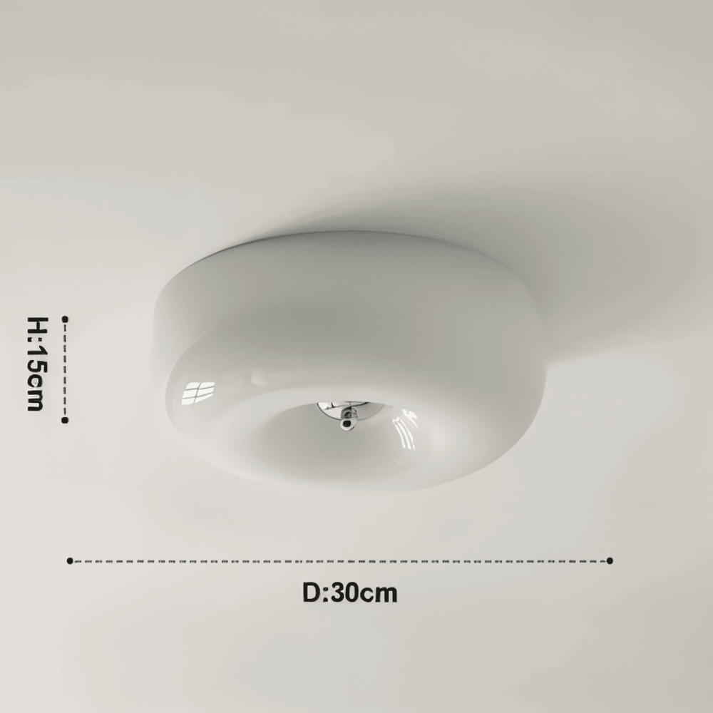 Ceiling Light | Donut Glass Dome Design