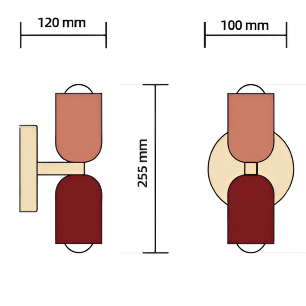 Wall Light | Modern Double Capsule Design