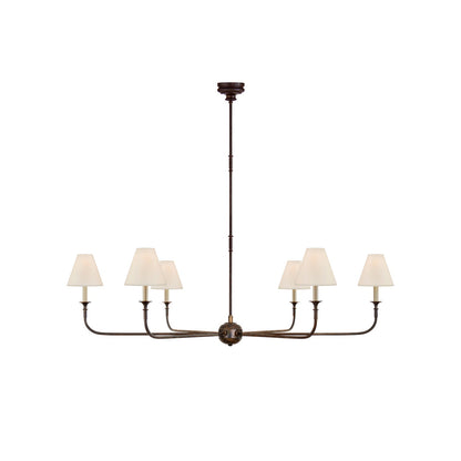 Pendant Light | Vintage Fabric Shade Chandelier