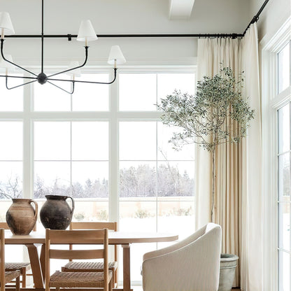 Pendant Light | Vintage Fabric Shade Chandelier