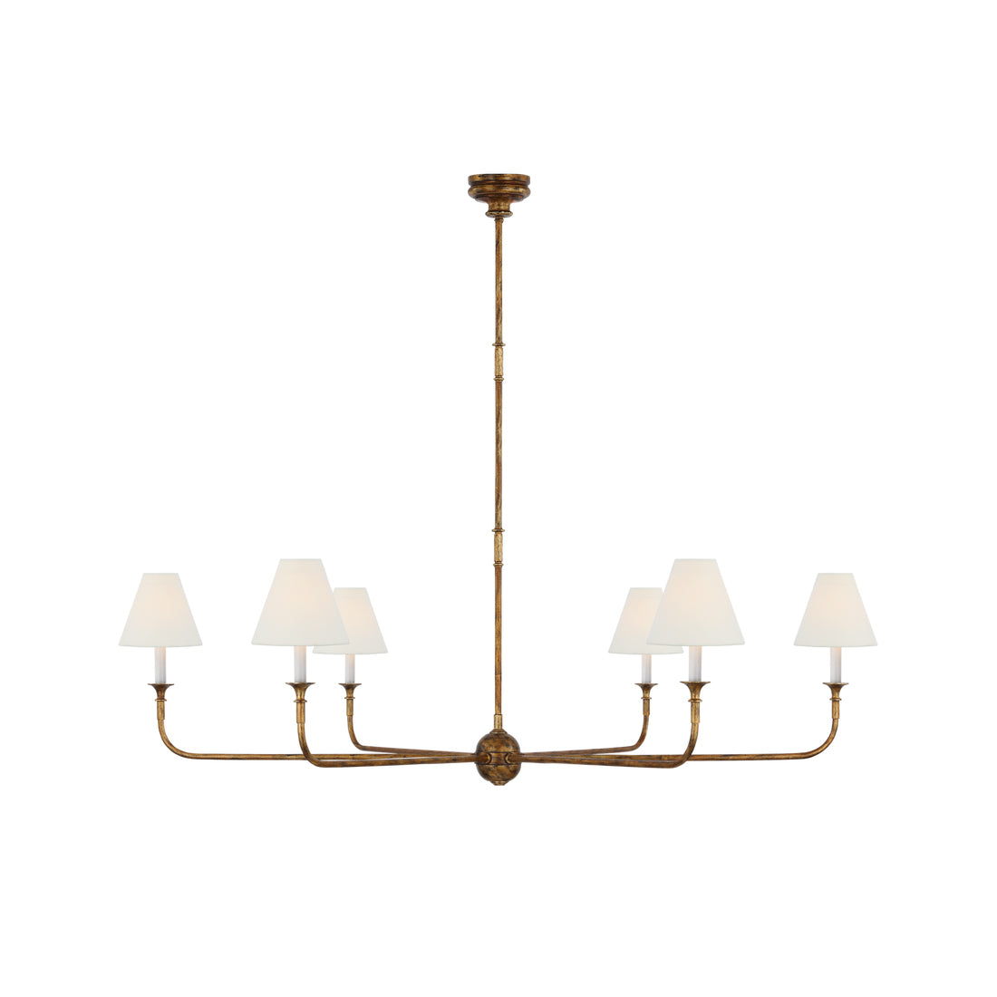 Pendant Light | Vintage Fabric Shade Chandelier