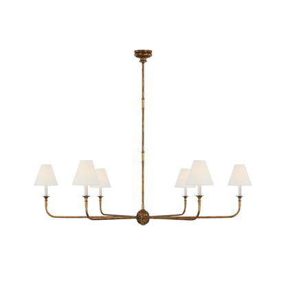 Pendant Light | Vintage Fabric Shade Chandelier