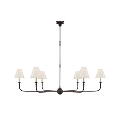 Pendant Light | Vintage Fabric Shade Chandelier