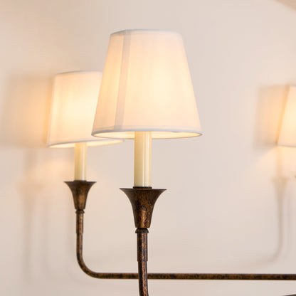 Pendant Light | Vintage Fabric Shade Chandelier