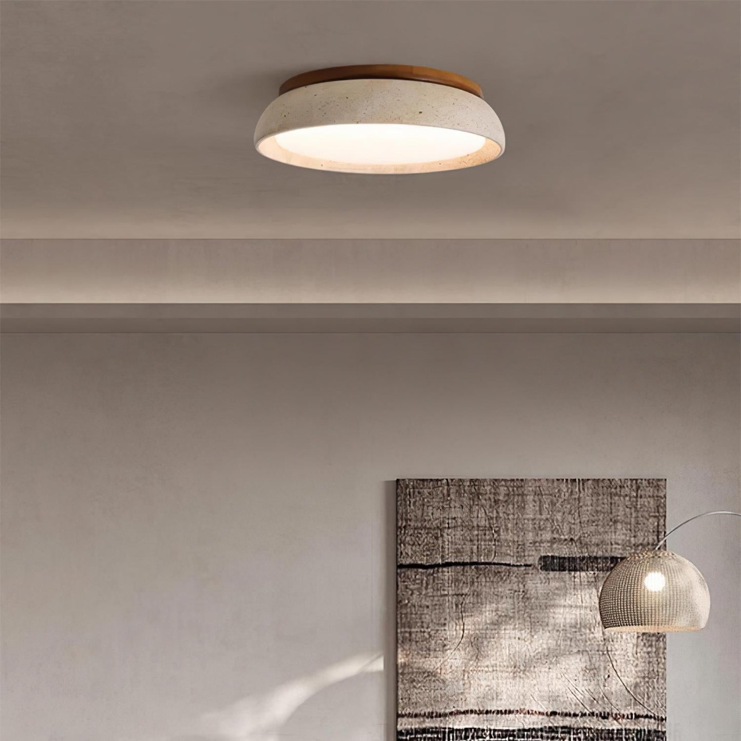 Ceiling Light | Bowl Shape Natural Design