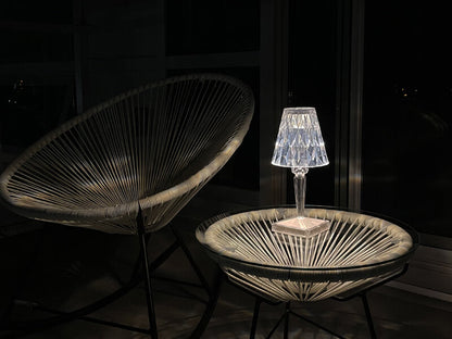 Table Light | Crystal Cut Acrylic Design
