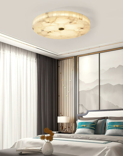 Ceiling Light | Marble Effect Flush Mount