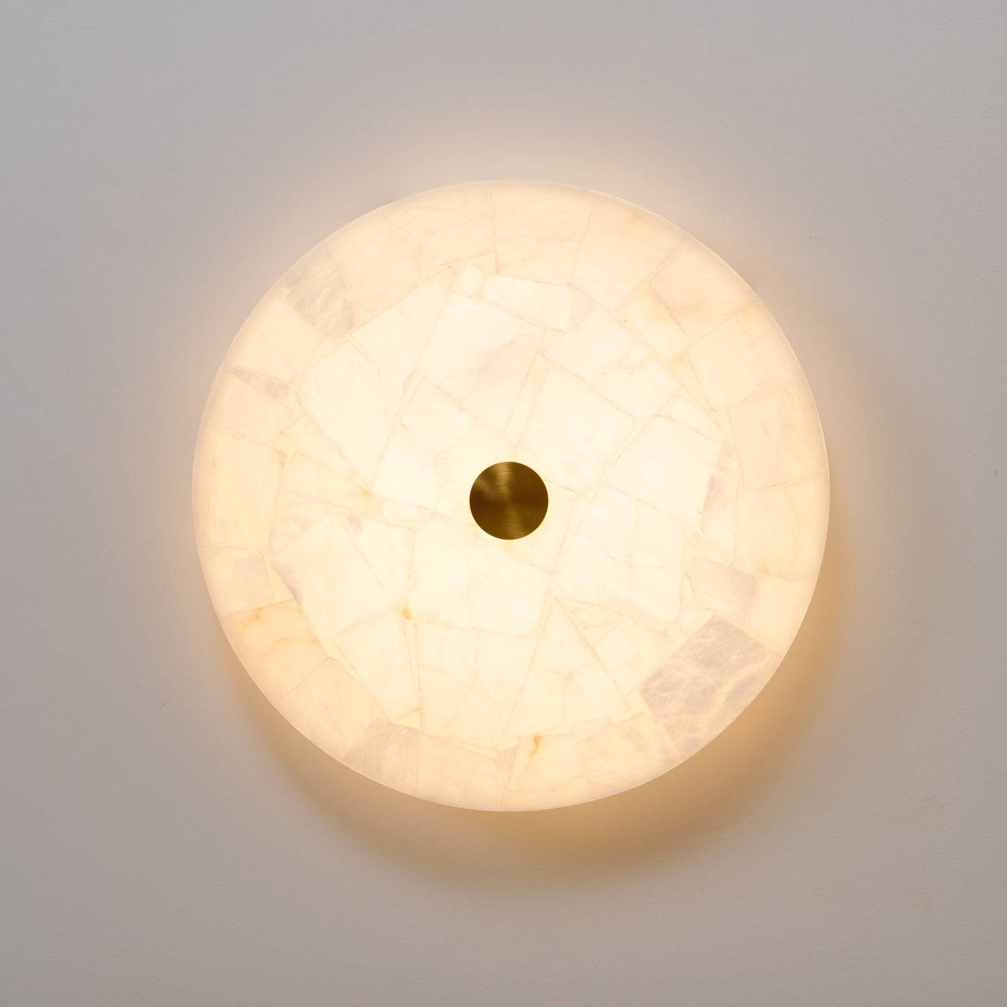 Ceiling Light | Marble Effect Flush Mount