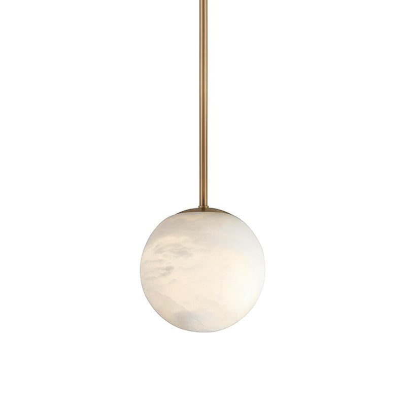 Pendant Light | Natural Stone Globe Design