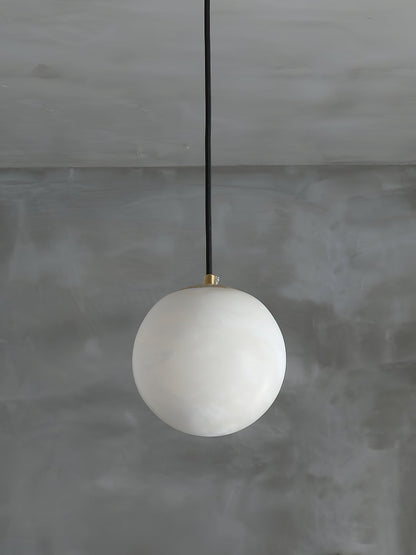 Pendant Light | Natural Stone Globe Design