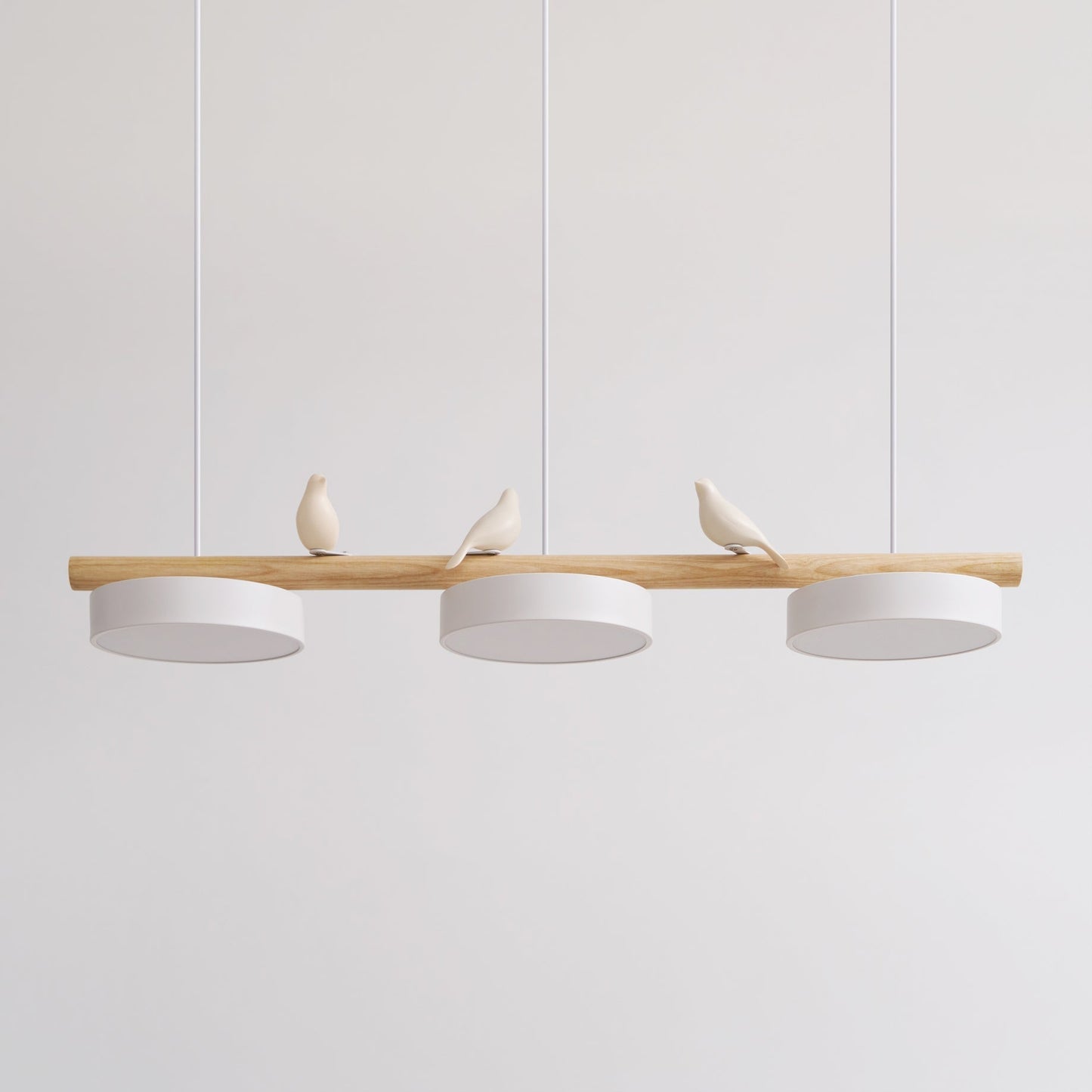 Pendant Light | Wood Beam Bird Design