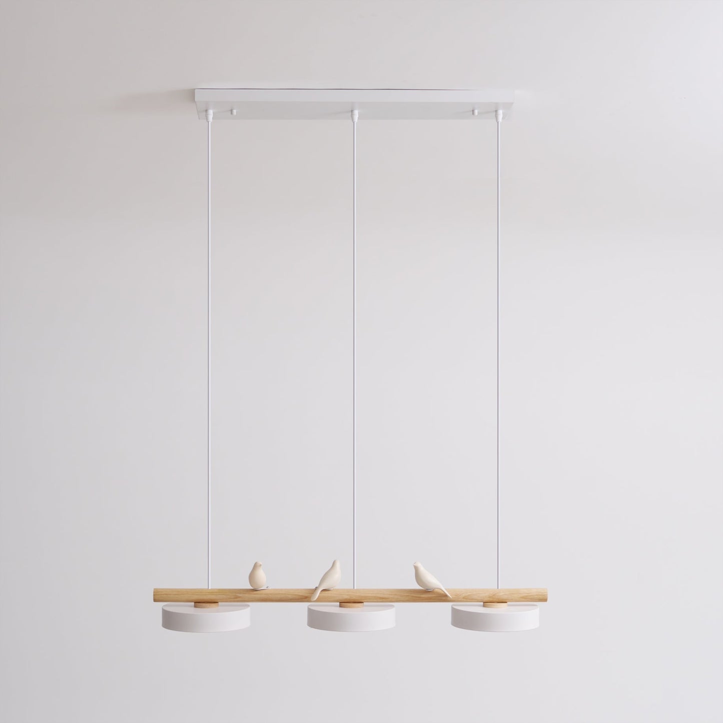 Pendant Light | Wood Beam Bird Design