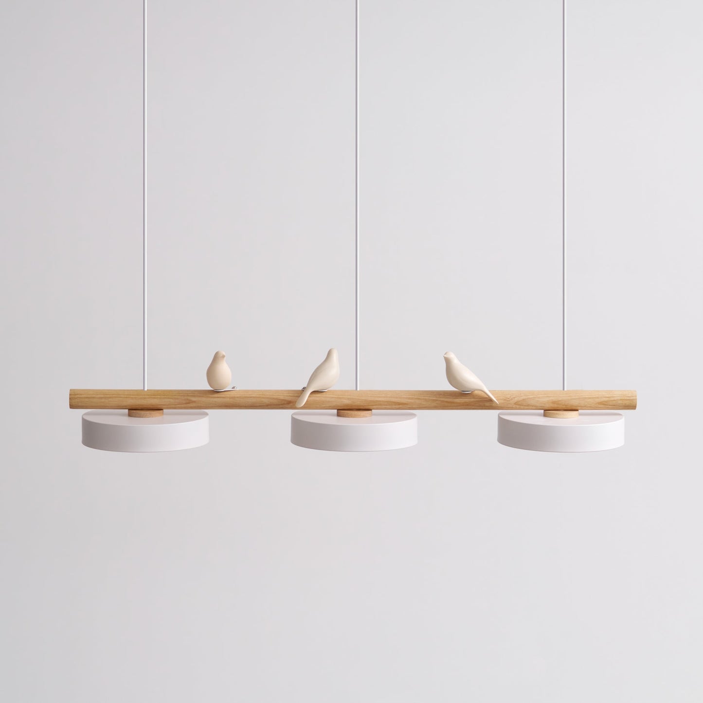 Pendant Light | Wood Beam Bird Design
