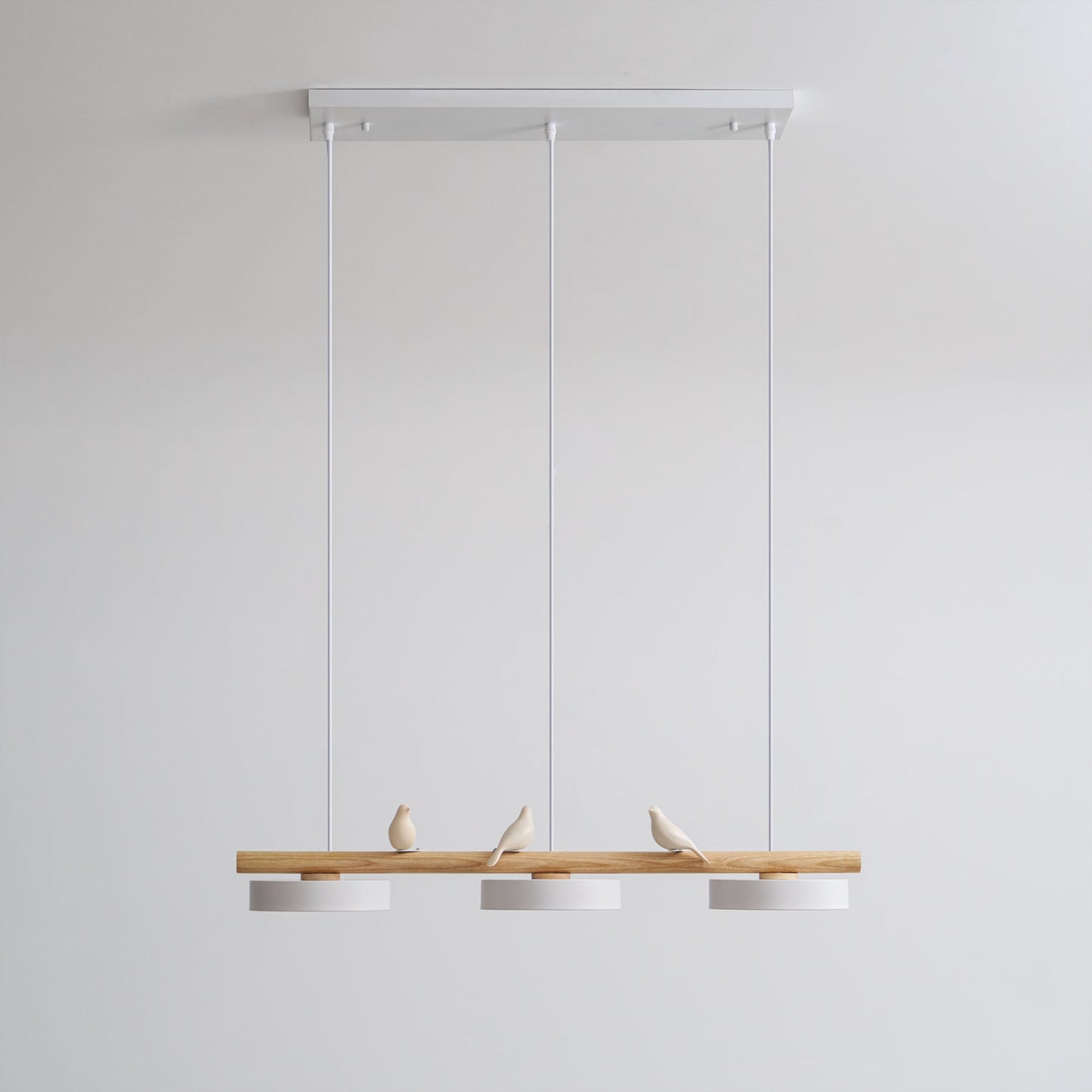 Pendant Light | Wood Beam Bird Design