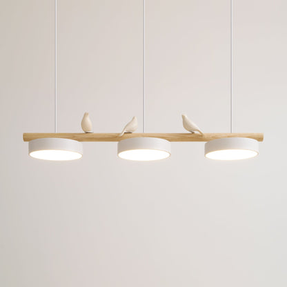Pendant Light | Wood Beam Bird Design