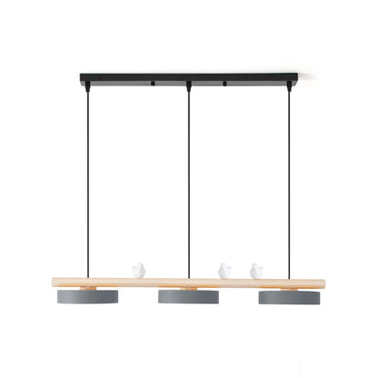 Pendant Light | Wood Beam Bird Design