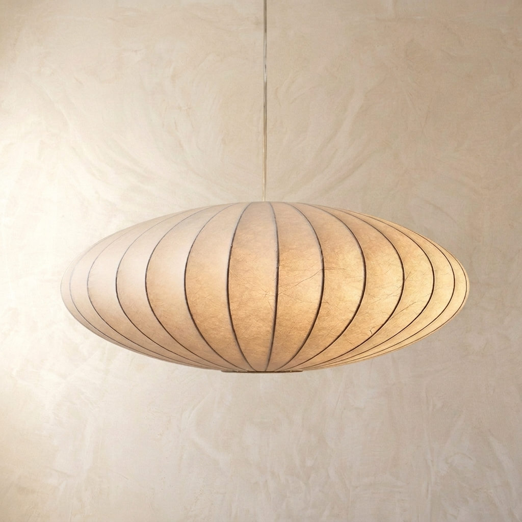 Pendant Light | Oval Cocoon Shade Design