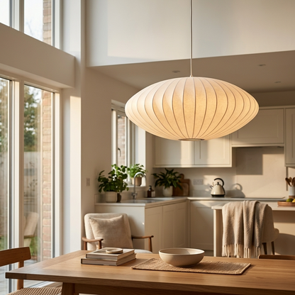 Pendant Light | Oval Cocoon Shade Design