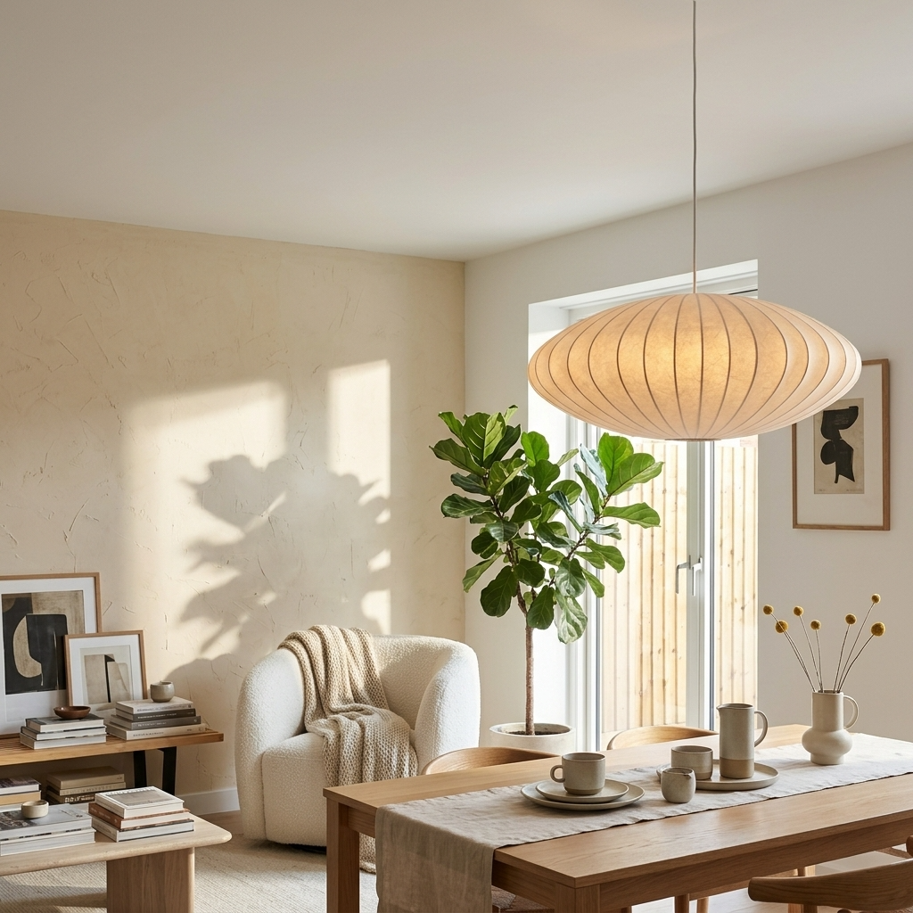 Pendant Light | Oval Cocoon Shade Design