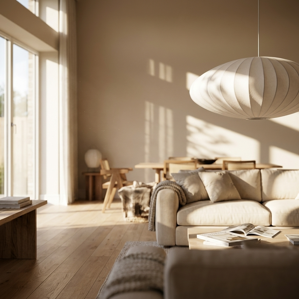 Pendant Light | Oval Cocoon Shade Design