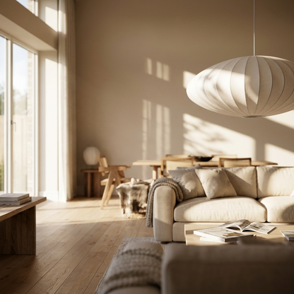 Pendant Light | Oval Cocoon Shade Design